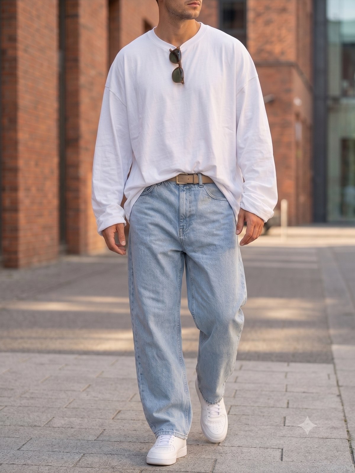 Men's Baggy Fit Jeans | Loose Fit Casual Denim Trousers | Stylish Streetwear Pants