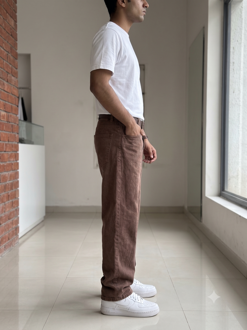 Men's Black Baggy Fit Denim Jeans | Oversized Wide Leg Casual Streetwear Jeans (Copy)