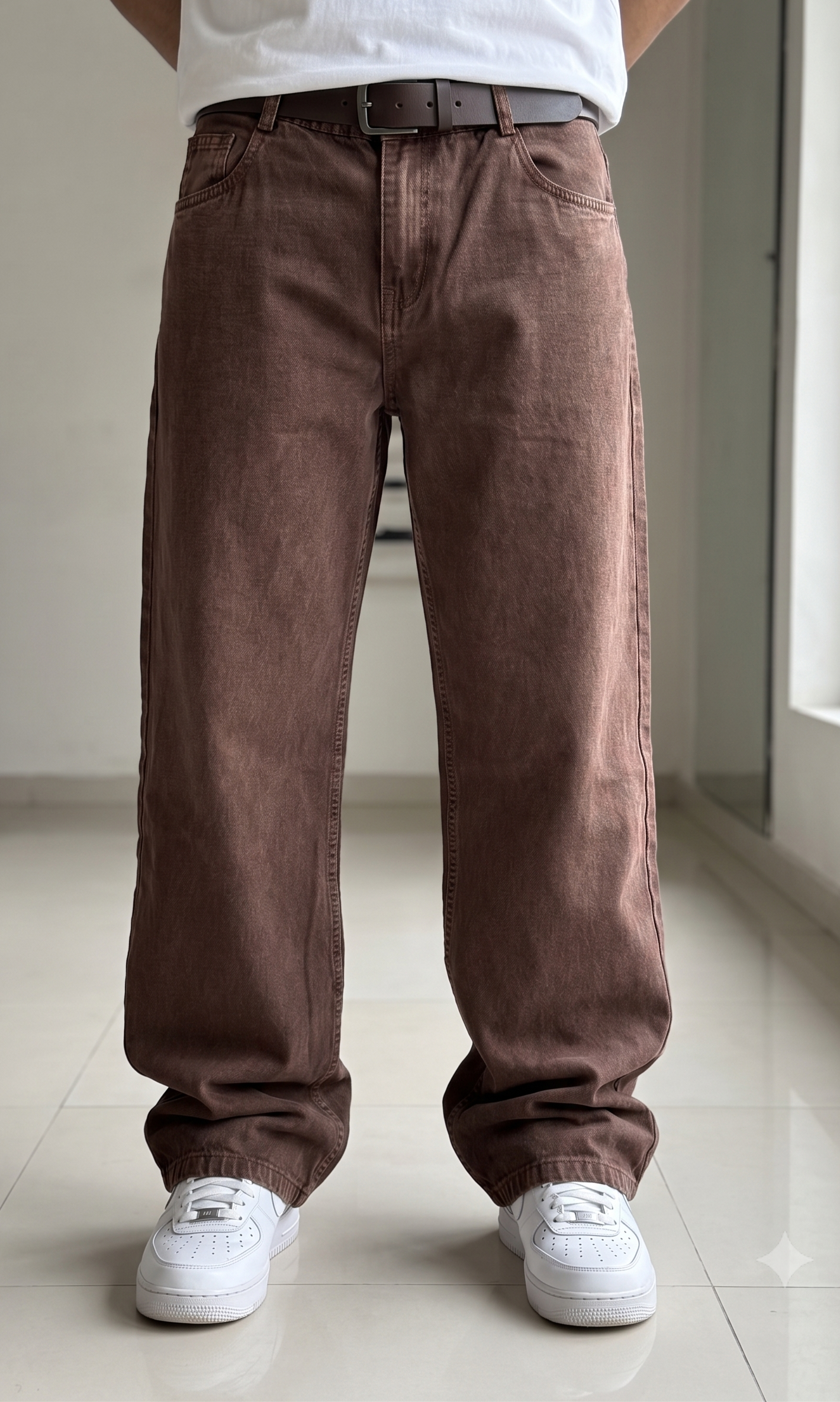 Men's Black Baggy Fit Denim Jeans | Oversized Wide Leg Casual Streetwear Jeans (Copy)