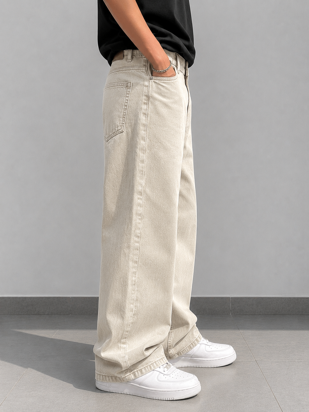 Men's Baggy Fit Jeans | Loose Fit Casual Denim Trousers | Stylish Streetwear Pants