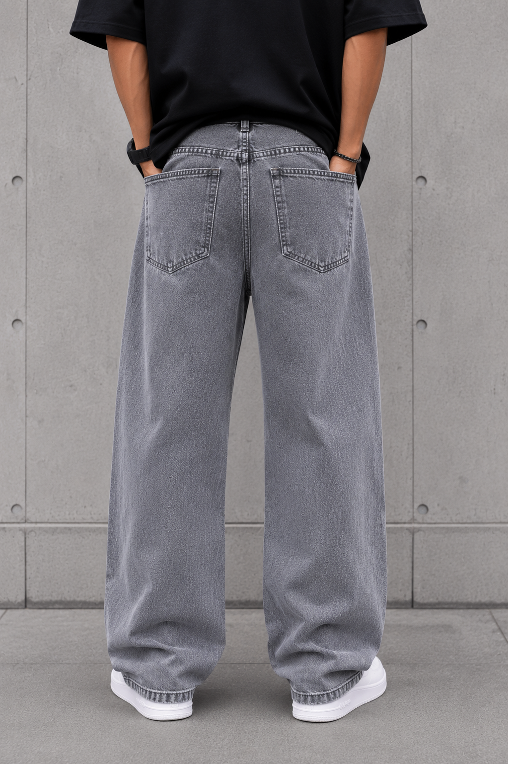 Men's Baggy Fit Jeans | Loose Fit Casual Denim Trousers | Stylish Streetwear Pants