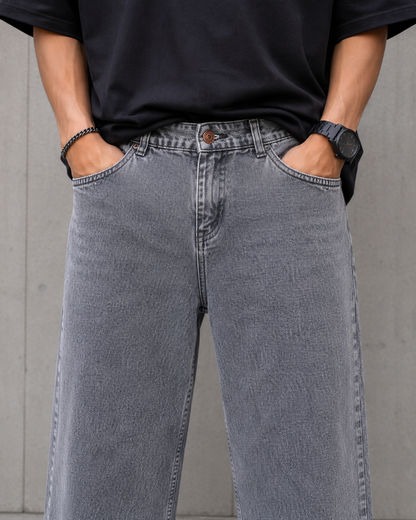 Men's Baggy Fit Jeans | Loose Fit Casual Denim Trousers | Stylish Streetwear Pants