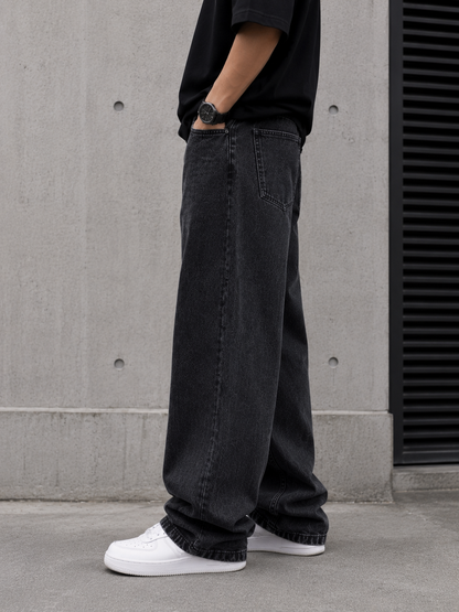 Men's Baggy Fit Jeans | Loose Fit Casual Denim Trousers | Stylish Streetwear Pants