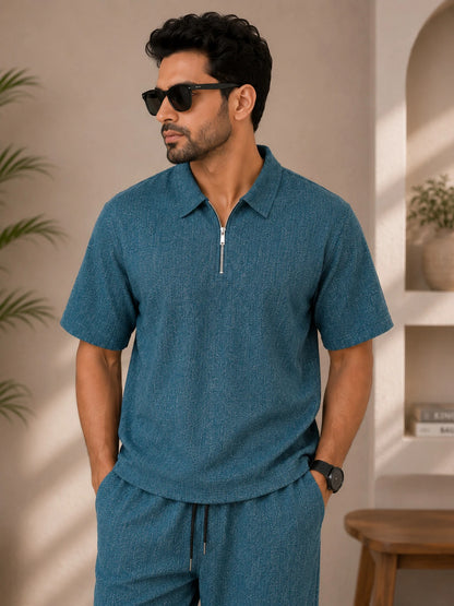 Young Trends Men’s  Co-ord Set with baggy Track Pants | Mens 100% cotton Cordset